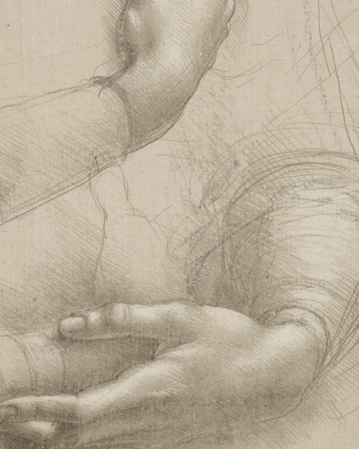 Leonardo da Vinci&rsquo;s silverpoint study of a woman&rsquo;s hands